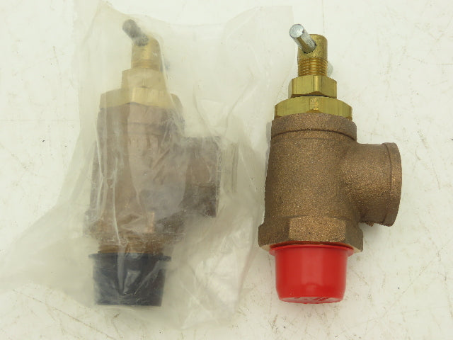 Dayton 3YB66 Pressure Relief Valve 3/4" NPT 300 PSI 25 GPM Brass Lot of 2