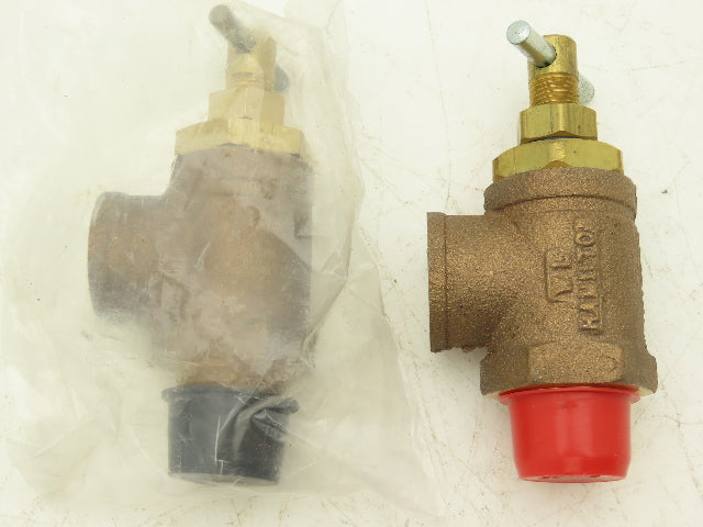 Dayton 3YB66 Pressure Relief Valve 3/4" NPT 300 PSI 25 GPM Brass Lot of 2