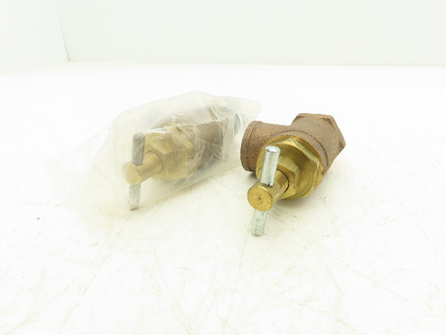 Dayton 3YB66 Pressure Relief Valve 3/4" NPT 300 PSI 25 GPM Brass Lot of 2