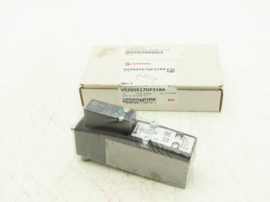 Norgren VS26S517DF318A Pneumatic Control Valve VS26 Series 5/2 Way 115 VAC