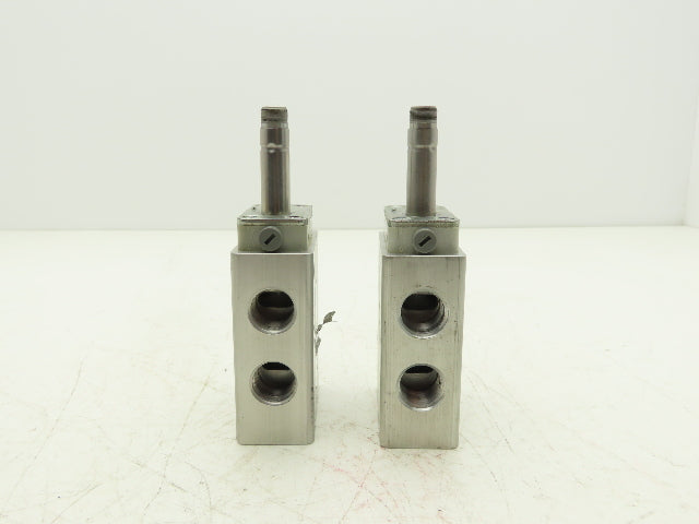 Norgren 8020871-0247-D Pneumatic Solenoid Valve 3/2-Pos Missing Coil Lot of 2