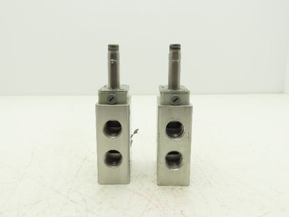 Norgren 8020871-0247-D Pneumatic Solenoid Valve 3/2-Pos Missing Coil Lot of 2