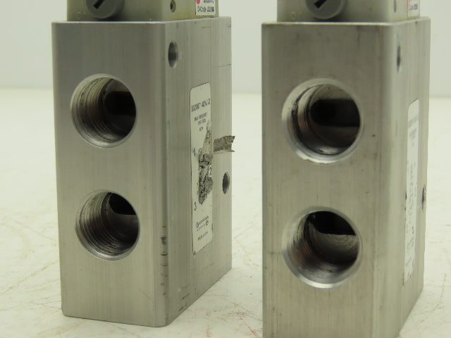 Norgren 8020871-0247-D Pneumatic Solenoid Valve 3/2-Pos Missing Coil Lot of 2
