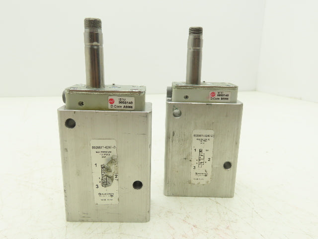 Norgren 8020871-0247-D Pneumatic Solenoid Valve 3/2-Pos Missing Coil Lot of 2