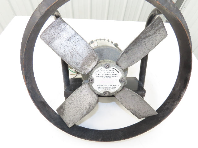 Dayton 4C133A 16" Exhaust Fan 20"OD 1/4Hp 1725rpm 115V 1PH Haz Loc Motor 6K734S