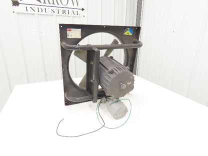 Dayton 3XK37 16" Exhaust Fan 1/4Hp 1725rpm 115V 1PH Haz Loc Motor 20"Sq Frame