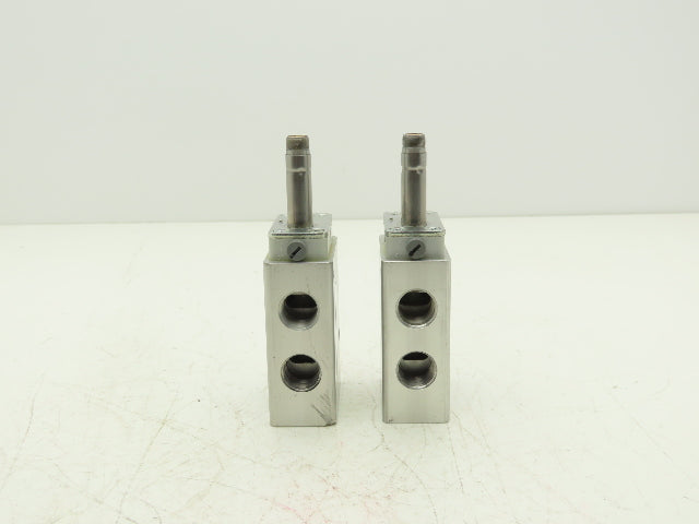 Norgren 8020871 Pneumatic Solenoid Valve 3/2-Pos 150 PSI Missing Coil Lot of 2