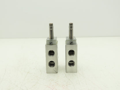 Norgren 8020871 Pneumatic Solenoid Valve 3/2-Pos 150 PSI Missing Coil Lot of 2