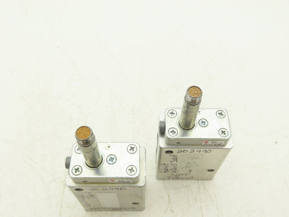 Norgren 8020871 Pneumatic Solenoid Valve 3/2-Pos 150 PSI Missing Coil Lot of 2