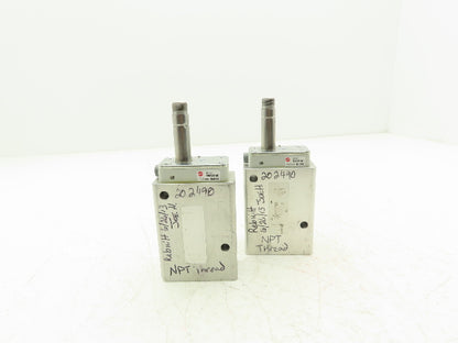 Norgren 8020871 Pneumatic Solenoid Valve 3/2-Pos 150 PSI Missing Coil Lot of 2