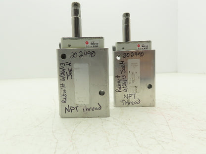Norgren 8020871 Pneumatic Solenoid Valve 3/2-Pos 150 PSI Missing Coil Lot of 2