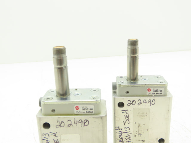 Norgren 8020871 Pneumatic Solenoid Valve 3/2-Pos 150 PSI Missing Coil Lot of 2