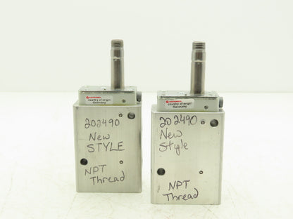 Norgren 8020871 Pneumatic Solenoid Valve 3/2-Pos 150 PSI Missing Coil Lot of 2