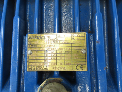Elektrim 3SIEL180M2 AC Motor 30Hp 3560RPM 230/460 3PH 180M Metric 20MDM-3-30-36P