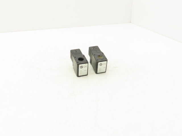 Norgren 0246 Solenoid Coil STD 24 VDC 6 Watt 1/2" Post Hole Lot of 2