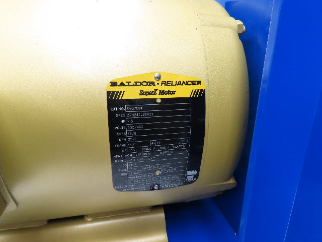 Sterling 512-7FD 16" Radial Fan Blower 6x6" 7.5Hp 230/460V 3PH ARR4 Direct Drive