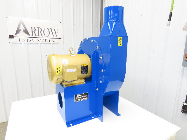 Sterling 512-7FD 16" Radial Fan Blower 6x6" 7.5Hp 230/460V 3PH ARR4 Direct Drive