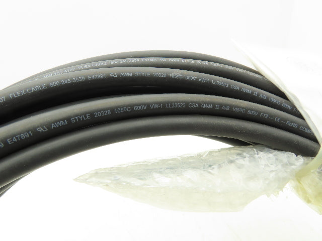Flex-Cable FC-XXFPMP-16S-M015 Servo Motor Cable Single End Female 4 Pole 50'
