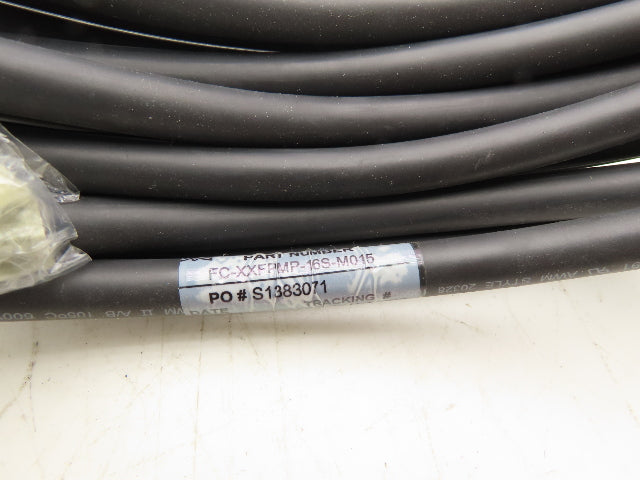 Flex-Cable FC-XXFPMP-16S-M015 Servo Motor Cable Single End Female 4 Pole 50'