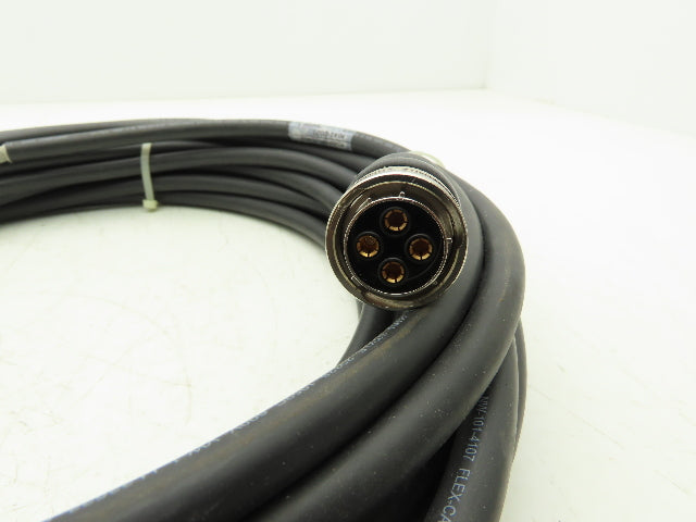Flex-Cable FC-XXFPMP-16S-M015 Servo Motor Cable Single End Female 4 Pole 50'