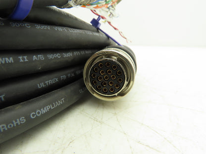 Flex-Cable FC-XXFPMP-16S-M012 Servo Motor Cable Single End Female 19 Pin 40'