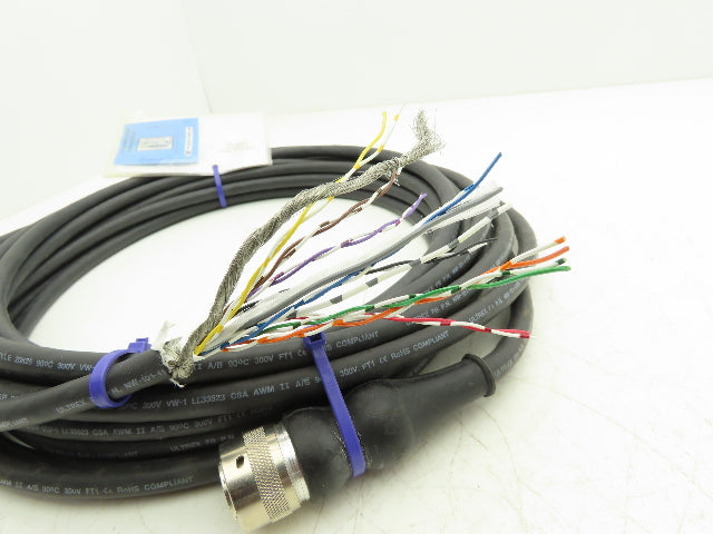 Flex-Cable FC-XXFPMP-16S-M012 Servo Motor Cable Single End Female 19 Pin 40'