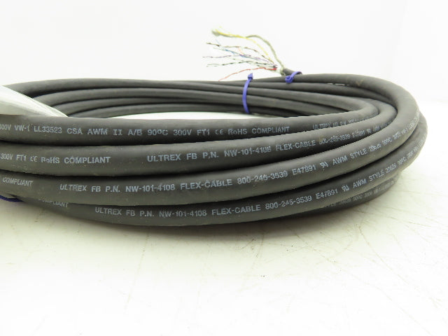 Flex-Cable FC-XXFPMP-16S-M012 Servo Motor Cable Single End Female 19 Pin 40'