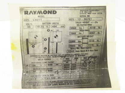 Contact Industries CT100A24D1M Forklift DC Motor Contactor 24VDC Off 425-C40TT