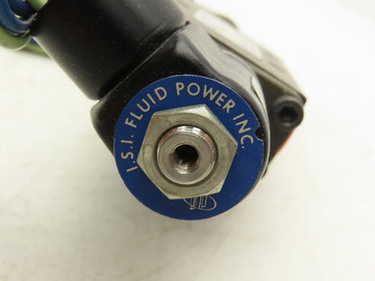 ISI Fluid Power 375-37-001-37 Pneumatic Solenoid Directional Valve 4/2 120 VAC