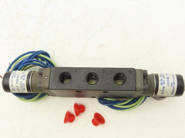 ISI Fluid Power 375-37-001-37 Pneumatic Solenoid Directional Valve 4/2 120 VAC