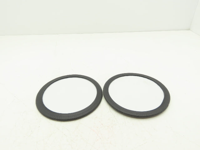 ACS A0556534 6" Vacuum Receiver Disc Filter Aluminum Screen 7.5" OD Lot of 2