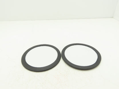 ACS A0556534 6" Vacuum Receiver Disc Filter Aluminum Screen 7.5" OD Lot of 2