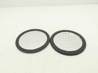 ACS A0556534 6" Vacuum Receiver Disc Filter Aluminum Screen 7.5" OD Lot of 2