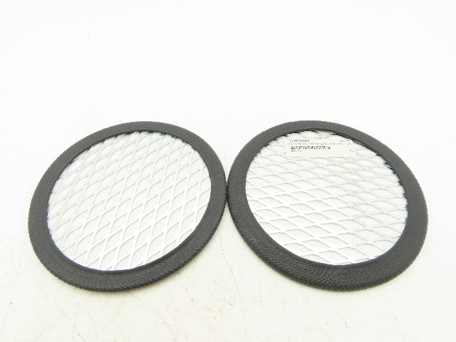 ACS A0556534 6" Vacuum Receiver Disc Filter Aluminum Screen 7.5" OD Lot of 2