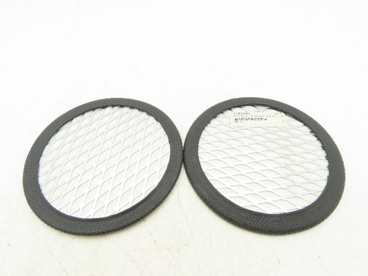 ACS A0556534 6" Vacuum Receiver Disc Filter Aluminum Screen 7.5" OD Lot of 2