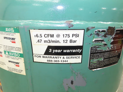 Dayton Compressed Air Receiver Tank 80 Gal 200 PSI Vertical Pneumatic Compressor