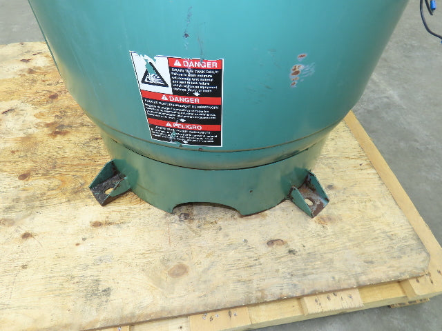 Dayton Compressed Air Receiver Tank 80 Gal 200 PSI Vertical Pneumatic Compressor