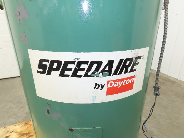 Dayton Compressed Air Receiver Tank 80 Gal 200 PSI Vertical Pneumatic Compressor
