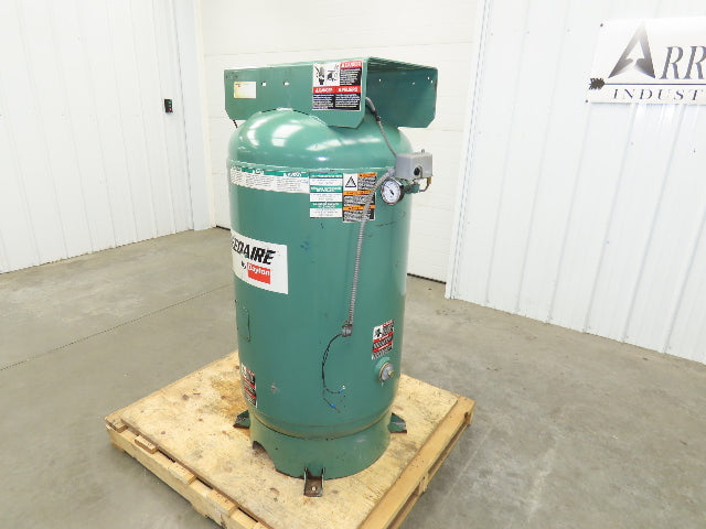 Dayton Compressed Air Receiver Tank 80 Gal 200 PSI Vertical Pneumatic Compressor