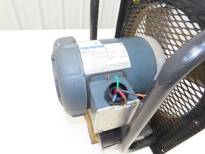 Dayton 4C545 12" Exhaust Fan 1/2Hp 1725rpm 230/460V 3PH 56C 16"Sq Frame