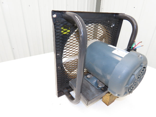 Dayton 4C545 12" Exhaust Fan 1/2Hp 1725rpm 230/460V 3PH 56C 16"Sq Frame