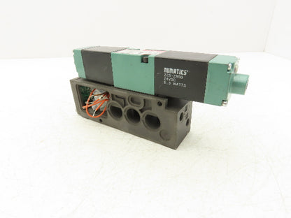 Numatics 081SS415M000061 Pneumatic Solenoid Valve 24 VDC 150 PSIG W Manifold