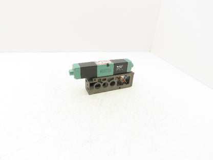 Numatics 081SS415M000061 Pneumatic Solenoid Valve 24 VDC 150 PSIG W Manifold
