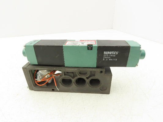 Numatics 081SS415M000061 Pneumatic Solenoid Valve 24 VDC 150 PSIG W Manifold