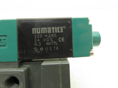 Numatics 082SA43AM000061 Pneumatic Solenoid Valve 24 VDC 150 PSIG W Manifold