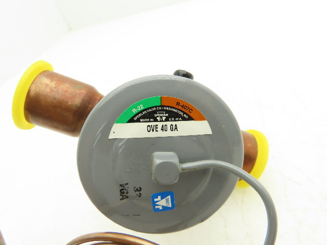 Sporlan OVE-40-GA Expansion Valve Ext 40T R22 5' Tube 1-1/8"x1-3/8" ODF