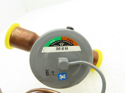 Sporlan OVE-40-GA Expansion Valve Ext 40T R22 5' Tube 1-1/8"x1-3/8" ODF