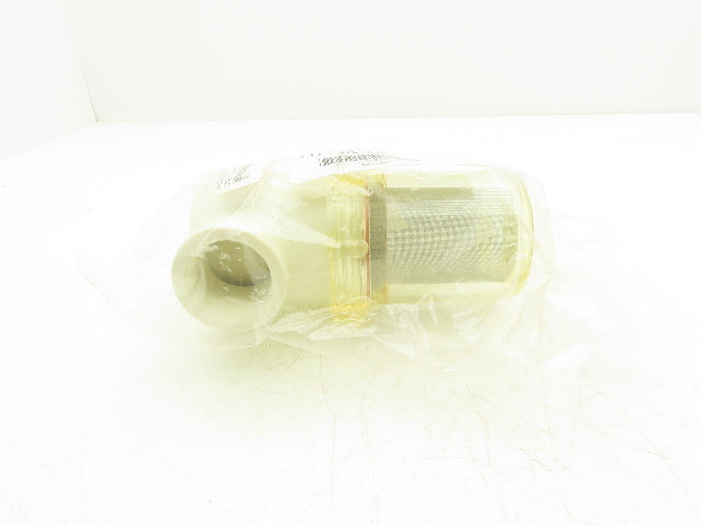 Grainger 6UJJ3 In-Line Strainer 1-1/4" NPT 100 PSI 305 Micron 304SS 7-1/4" OAH