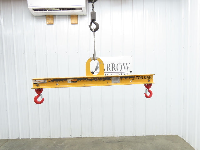 Caldwell 20-2-3 4000 Lb 2 Ton Rigging Lifting Beam 24-36" Spread Low Headroom