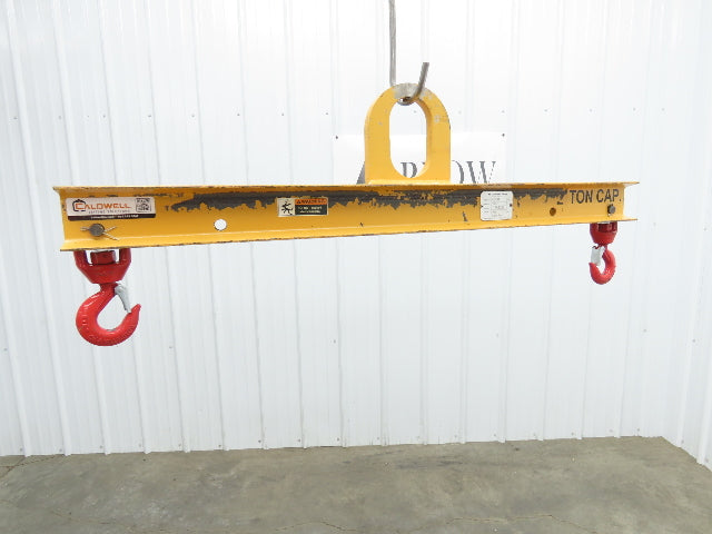 Caldwell 20-2-3 4000 Lb 2 Ton Rigging Lifting Beam 24-36" Spread Low Headroom